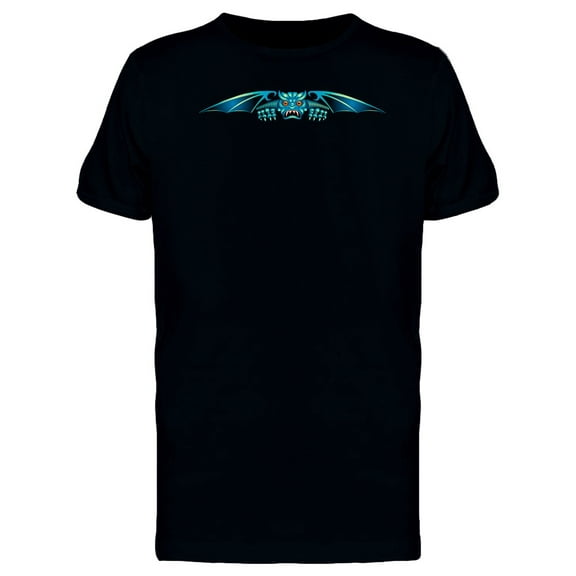 Blue Gargoyle Peeking T-Shirt Men -Image by Shutterstock, Male 3X-Large