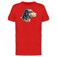 thumbnail image 1 of Blue Gascon Sideview Painting T-Shirt Men -Image by Shutterstock, Male Small, 1 of 2