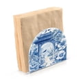 thumbnail image 1 of Blue Gates Flowers Floral Napkin Holders for Tables Napkin Stand Paper Holder Organizer Tabletop Tissue Box Dispenser, 1 of 8