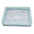 thumbnail image 1 of Blue Gel Pet Chilling Mat,15.7*11.8In Breathable Lightweight Foldable Portable Cool Sleeping Pad Prevent Overheating for Small Medium Dogs Kittens Indoor Crate Outdoor Travel Summer Heat Relief, 1 of 6