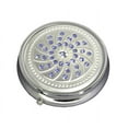 thumbnail image 1 of Blue Gemstones Fashion Bling Three Section Pocket Purse Travel Pill Box Case, 1 of 3