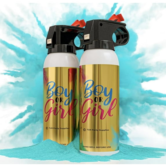 Blue Gender Reveal String Spray