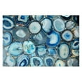 thumbnail image 1 of Blue Geode Bunch Painting Print on Wrapped Canvas, 1 of 7
