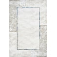 thumbnail image 1 of Blue Geometric Area Rugs for Living Room Washable Rugs Boho Moroccan Area Rug Soft Neutral Geometric Bohemian Carpet Distressed Indoor Rug for Bedroom Dining Room Office Foldable Nonslip Rug, 1 of 9