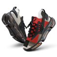 thumbnail image 1 of Blue Geometric Art, Black And White Red Walking Shoes for Men Woman Lightweight Tennis Fashion Elastic Sports Shoes Cushion Basketball Shoes, 1 of 7