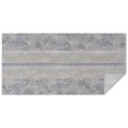 thumbnail image 1 of Blue Geometric Chevron Dot Pattern Rectangle Tablecloth 60"x120",Waterproof Polyester Rectangle Table Cloth, Wipeable Spillproof Polyester Tablecloth for Dining, Camping, Indoor and Outdoor, 1 of 6
