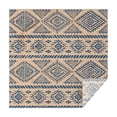thumbnail image 1 of Blue Geometric Diamond Triangle Pattern Square Tablecloth,Waterproof Square Table Cover,Wipeable Spillproof Washable Table Cover for Home Kitchen Party Decor 52"x52"(132x132cm), 1 of 6