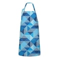 thumbnail image 1 of Blue Geometric Pattern Apron-Garden Aprons for Women with Pockets-Cotton Linen Waterproof Kitchen Cooking Gardening Aprons Adjustable for Kitchen,Cooking,BBQ and Salon 33x27 Inch, 1 of 7