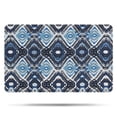 thumbnail image 1 of Blue Geometric Pattern Bathroom Rugs Mat,Non Slip Microfiber Bathroom Rug,Rubber Backing,Soft Bathroom Mats for Bathroom Floor,Tub and Shower,20x32in(50x80cm), 1 of 5