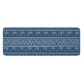 thumbnail image 1 of Blue Geometric Pattern with Elephants Kitchen Rug Mat,Kitchen Runner Rugs Non Skid Washable,Decorative Kitchen Floor Mats for Kitchen,Sink,Laundry,17"x47.2", 1 of 7