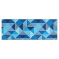 thumbnail image 1 of Blue Geometric Pattern Kitchen Rug Mat,Kitchen Runner Rugs Non Skid Washable,Decorative Kitchen Floor Mats for Kitchen,Sink,Laundry,17"X47", 1 of 5