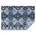 thumbnail image 1 of Blue Geometric Pattern Rectangle Tablecloth 60"x84",Waterproof Polyester Rectangle Table Cloth, Wipeable Spillproof Polyester Tablecloth for Dining, Camping, Indoor and Outdoor, 1 of 5