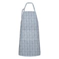 thumbnail image 1 of Blue Geometric Striped Pattern Apron-Garden Aprons for Women with Pockets-Cotton Linen Waterproof Kitchen Cooking Gardening Aprons Adjustable for Kitchen,Cooking,BBQ and Salon 33x27 Inch, 1 of 7
