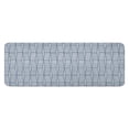 thumbnail image 1 of Blue Geometric Striped Pattern Kitchen Rug Mat,Kitchen Runner Rugs Non Skid Washable,Decorative Kitchen Floor Mats for Kitchen,Sink,Laundry,17"x47.2", 1 of 7