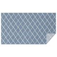 thumbnail image 1 of Blue Geometric Striped Pattern Rectangle Tablecloth 60"x102",Waterproof Polyester Rectangle Table Cloth, Wipeable Spillproof Polyester Tablecloth for Dining, Camping, Indoor and Outdoor, 1 of 6