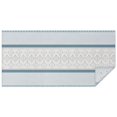 thumbnail image 1 of Blue Geometric Striped Pattern Rectangle Tablecloth 60"x120",Waterproof Polyester Rectangle Table Cloth, Wipeable Spillproof Polyester Tablecloth for Dining, Camping, Indoor and Outdoor, 1 of 6