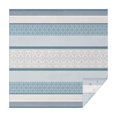 thumbnail image 1 of Blue Geometric Striped Pattern Square Tablecloth,Waterproof Square Table Cover,Wipeable Spillproof Washable Table Cover for Home Kitchen Party Decor 42"X42"(107x107cm), 1 of 6