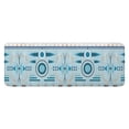 thumbnail image 1 of Blue Geometric Triangle Diamond Pattern Kitchen Rug Mat,Kitchen Runner Rugs Non Skid Washable,Decorative Kitchen Floor Mats for Kitchen,Sink,Laundry,17"x47.2", 1 of 7