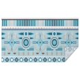thumbnail image 1 of Blue Geometric Triangle Diamond Pattern Rectangle Tablecloth 60"x102",Waterproof Polyester Rectangle Table Cloth, Wipeable Spillproof Polyester Tablecloth for Dining, Camping, Indoor and Outdoor, 1 of 6