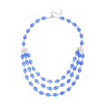 thumbnail image 1 of Blue Glass Drop Mix Silvertone Beaded Layered Necklace for Women Jewelry Birthday Mothers Day Gifts for Women Size 22-24" Birthday Mothers Day Gifts, 1 of 7