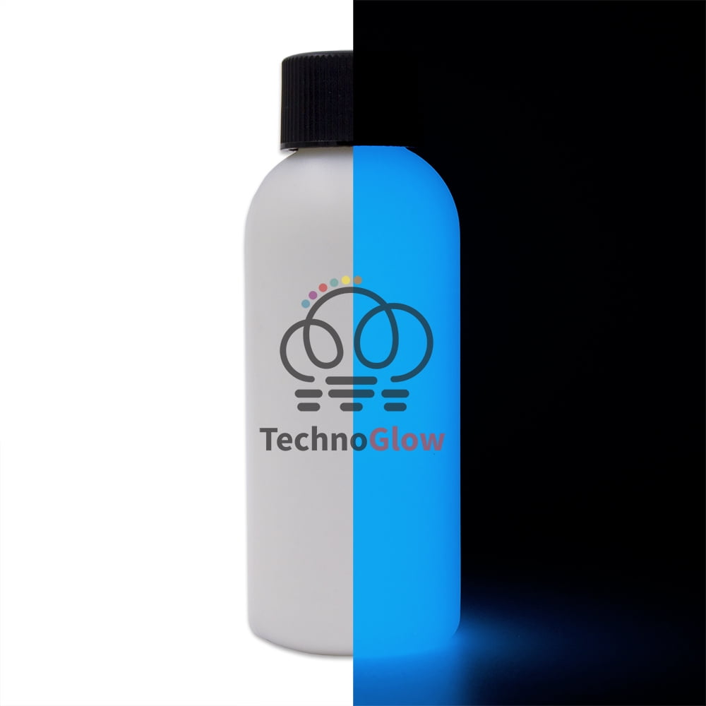 Blue Glow in the Dark Paint, 1 Gallon - Techno Glow Paint