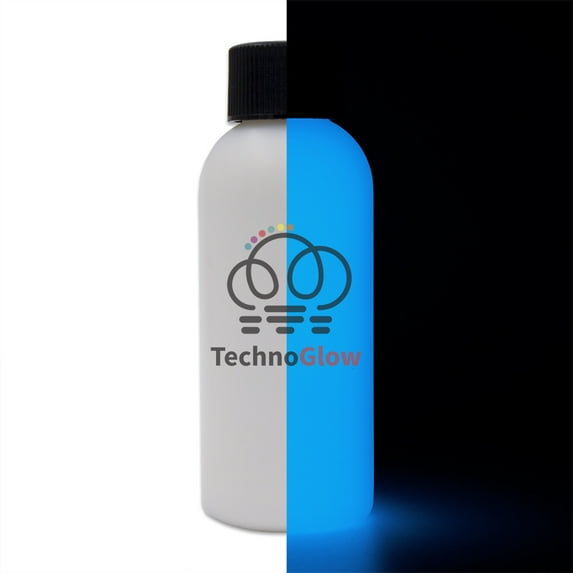 Blue Glow in the Dark Paint, 1 Gallon - Techno Glow Paint