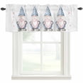 thumbnail image 1 of Blue Gnome Valances for Windows Pink Easter Egg Rod Pocket Curtain Valance Window Treatment Short Curtains for Kitchen Living Room, 54"x18", 1 of 9
