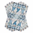 thumbnail image 1 of Blue Gnomes Christmas Kitchen Towels Set of 4, Water Absorbent Dish Towel, Xmas Ball Snowflake Gifts Botanical Winter Decorative Hand Towels - Quick Drying Cloth for Cooking Baking, 18x28 Inch, 1 of 8