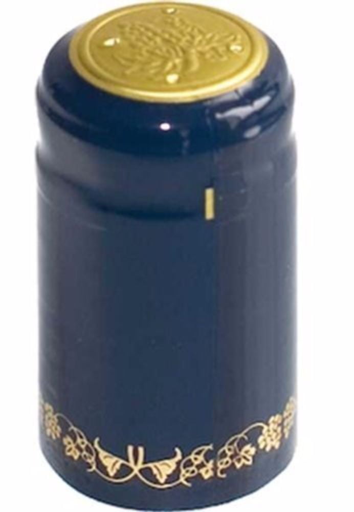 Blue Gold Grapes PVC Shrink Capsules- 30 Per Bag