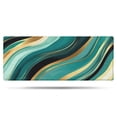 thumbnail image 1 of Blue and Gold Marble Glitter Streaks Pattern Bathroom Rugs Mat,Non Slip Microfiber Bathroom Rug,Rubber Backing,Soft Bathroom Mats for Bathroom Floor,Tub and Shower,60x24in(150x60cm), 1 of 5