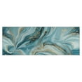 thumbnail image 1 of Blue Gold Marble Pattern Kitchen Rug Mat,Kitchen Runner Rugs Non Skid Washable,Decorative Kitchen Floor Mats for Kitchen,Sink,Laundry,17"X47", 1 of 5