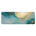 thumbnail image 1 of Blue Gold Marble Pattern Kitchen Rug Mat,Kitchen Runner Rugs Non Skid Washable,Decorative Kitchen Floor Mats for Kitchen,Sink,Laundry,17"x47.2", 1 of 7