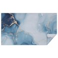thumbnail image 1 of Blue Gold Marble Pattern Rectangle Tablecloth 60"x102",Waterproof Polyester Rectangle Table Cloth, Wipeable Spillproof Polyester Tablecloth for Dining, Camping, Indoor and Outdoor, 1 of 6