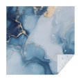 thumbnail image 1 of Blue Gold Marble Pattern Square Tablecloth,Waterproof Square Table Cover,Wipeable Spillproof Washable Table Cover for Home Kitchen Party Decor 42"X42"(107x107cm), 1 of 6