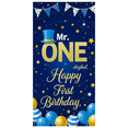 thumbnail image 1 of Blue Gold Starry First Birthday Banner with Top Hat Decoration Backdrop for Birthday Party Photography Props Party Decorations Happy First Birthday Celebrations, 1 of 6
