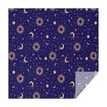 thumbnail image 1 of Blue Gold Sun Moon Pattern Square Tablecloth,Waterproof Square Table Cover,Wipeable Spillproof Washable Table Cover for Home Kitchen Party Decor 42"X42"(107x107cm), 1 of 6