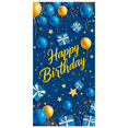 thumbnail image 1 of Blue and Gold Themed Happy Birthday Banner with Balloons Gifts and Stars Background Party Decoration Birthday Party Supplies Photography Props Backdrop Decor, 1 of 7