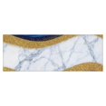 thumbnail image 1 of Blue Gold Wave Marble Pattern Kitchen Rug Mat,Kitchen Runner Rugs Non Skid Washable,Decorative Kitchen Floor Mats for Kitchen,Sink,Laundry,17"X47", 1 of 5