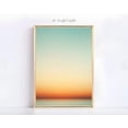 Blue Gradient Abstract Sky Pastel Rothko Style Water Sunset Minimalist ...