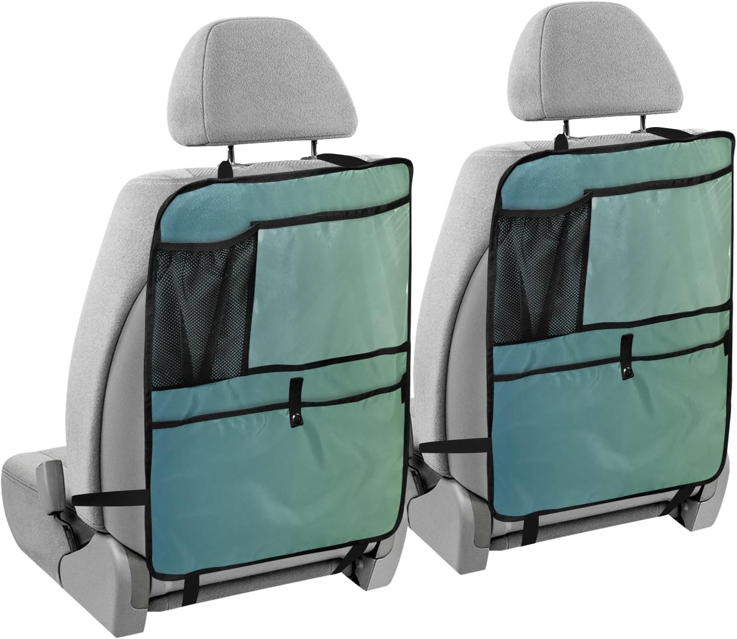 Blue Gradient Car Seat Back Storage Road Trip Car Essentials, Seat Back