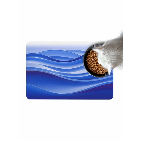Blue Gradient Doormat Non Slip Diatomaceous Earth Door Mat Absorbent ...