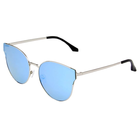 Blue Gradient Lens Metal Frame Sunglasses - UV Protection Fresh Daily & Outdoor Eyewear