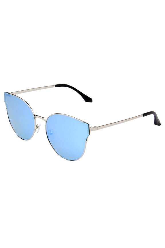 Blue Gradient Lens Metal Frame Sunglasses - UV Protection Fresh Daily & Outdoor Eyewear
