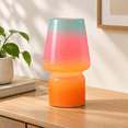 Blue Color Gradient Options Blue Gradient Mushroom Small Table Lamp For Bedrooms, Kitchens, Living ...