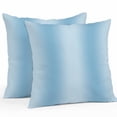 thumbnail image 1 of Blue Gradient Outdoor Pillow Covers Pack of 2 Ombre Waterproof Throw Pillow Covers Decorative Cushion Cases for Patio Garden Tent Balcony Couch 18x18 inch, 1 of 8