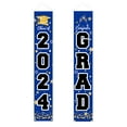 Blue Graduation Decorations Class Of 2024 Congrats Grad Porch Banner
