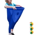 thumbnail image 1 of Blue Granny Pants Yard Game Set Includes 1 Pair Pants And 3 Bouncy Balls Outdoor Family Party Game For Adults Kids Field Reunion Picnic Fun Activity Lawn Entertainment, 1 of 5