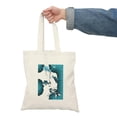 thumbnail image 1 of Blue Grape Leaves Botanical Nature Aesthetic Print Unisex Tote Bag D390176, 1 of 4