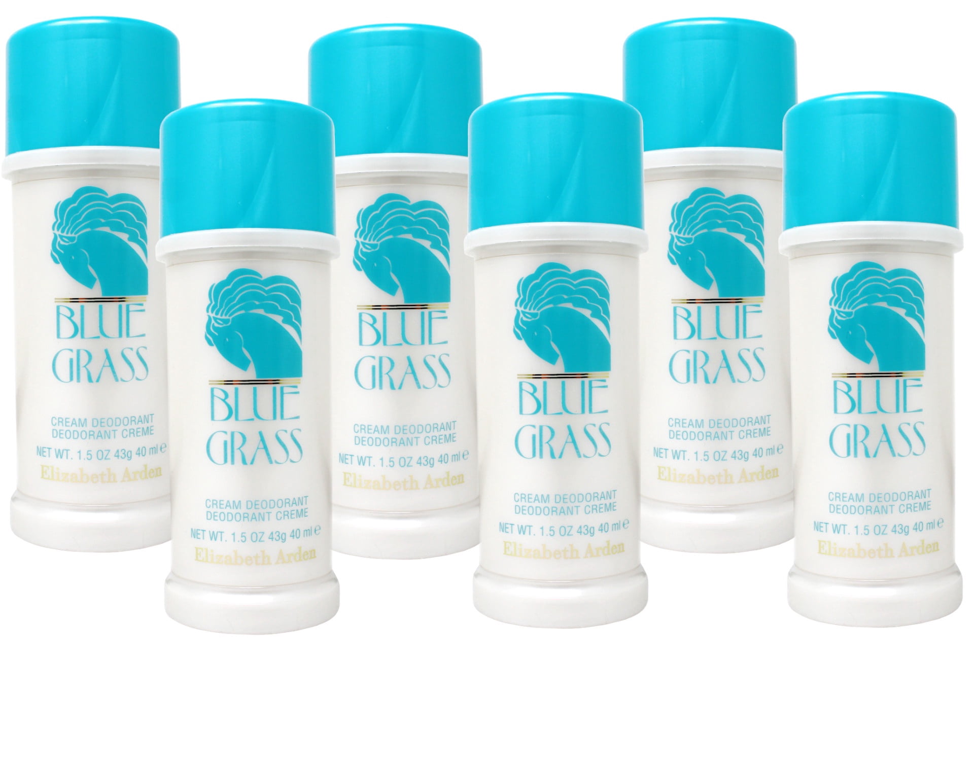 Blue Grass Cream Deodorant - 1.5 Oz, 6 Pack