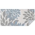 thumbnail image 1 of Blue and Gray Floral Pattern Rectangle Tablecloth 60"x120",Waterproof Polyester Rectangle Table Cloth, Wipeable Spillproof Polyester Tablecloth for Dining, Camping, Indoor and Outdoor, 1 of 6